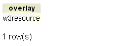 PostgreSQL overlay function example3