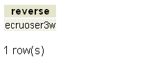 PostgreSQL reverse function example2