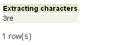 PostgreSQL substr function example1