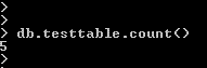 MongoDB count example1