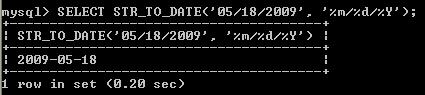 MySQL STR_TO_DATE() EXAMPLE