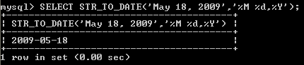 MySQL STR_TO_DATE() EXAMPLE1