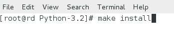 make install python instalation