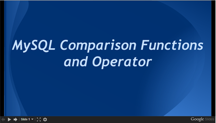 How to write not equal to in mysql