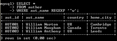 Regexp Mysql Example _ Using Regular Expressions in MySQL 8: The ...
