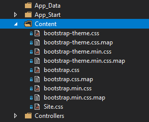 asp.net content folder