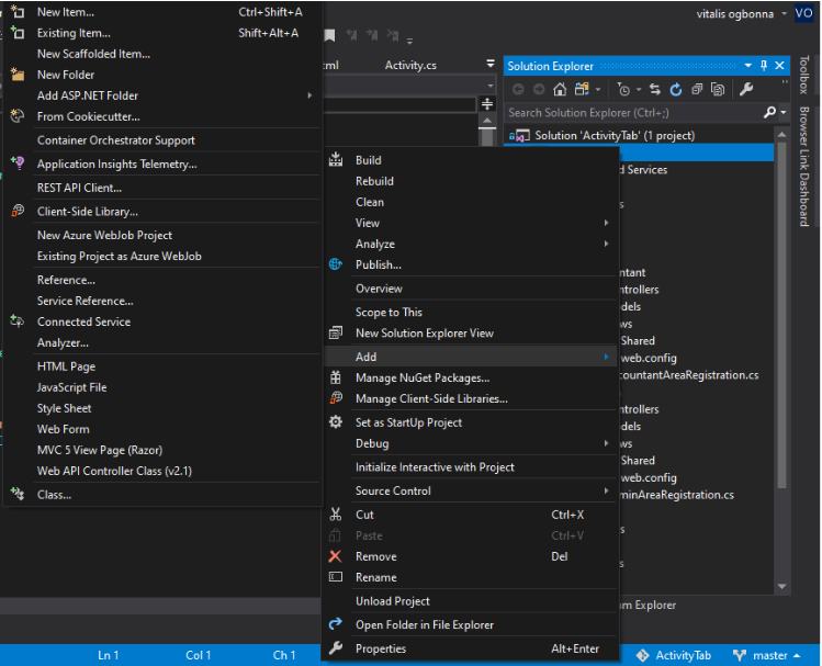 asp.net How to Create an Area