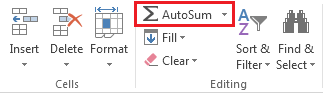 autosum