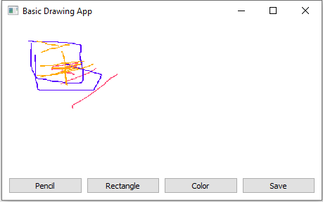 Python: Basic Drawing App Pyqt5.