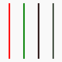 HTML5 Canvas color lines