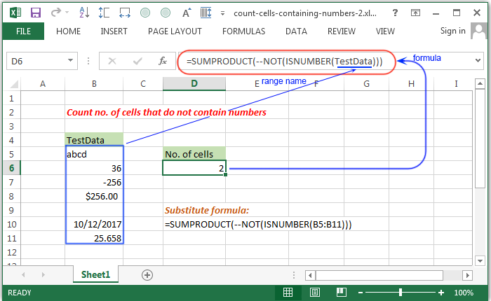 Count number of cells ends with string using range name and criteria range