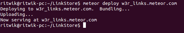 Deploy Meteor