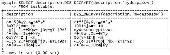 des_decrypt function
