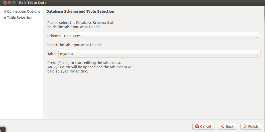 MySQL Workbench Edit table data step 2