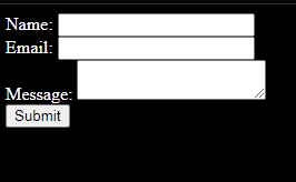 JavaScript form validation - Display error for empty fields.