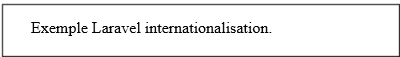 Example Laravel Internationalisation.
