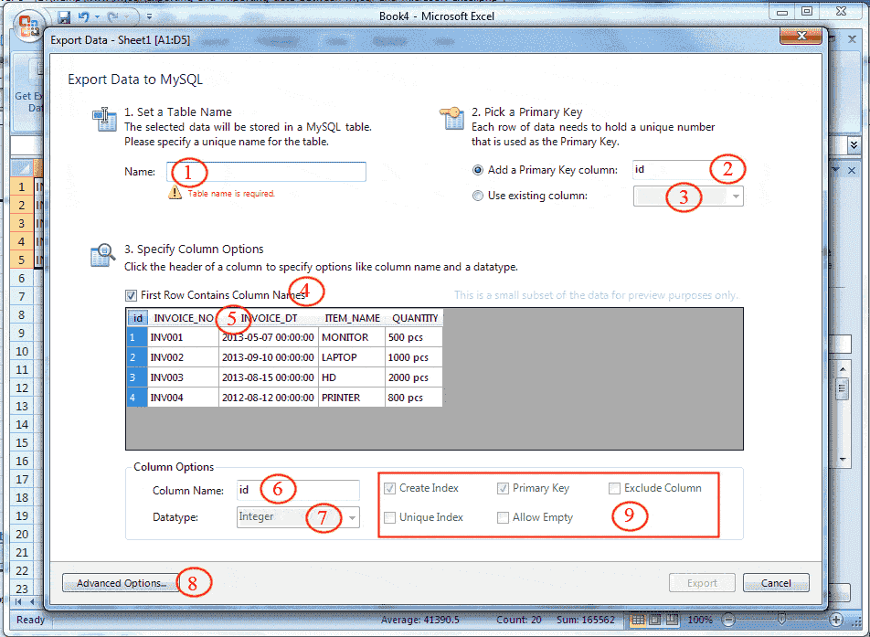 MySQL for excel-1