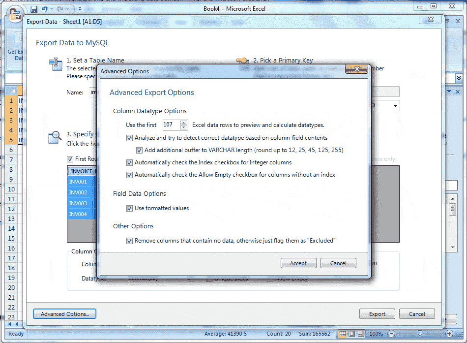 MySQL for excel-1