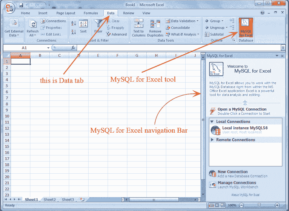 MySQL for excel-1