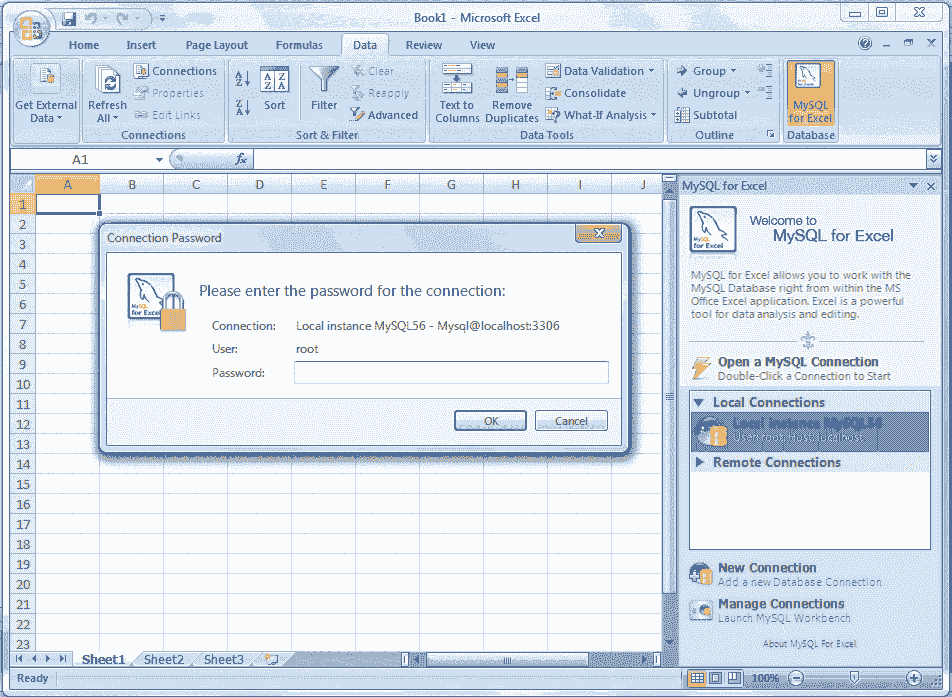 MySQL for excel-1