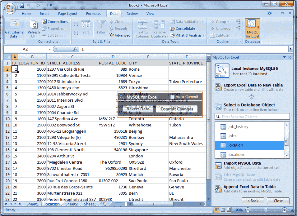 MySQL for excel-1