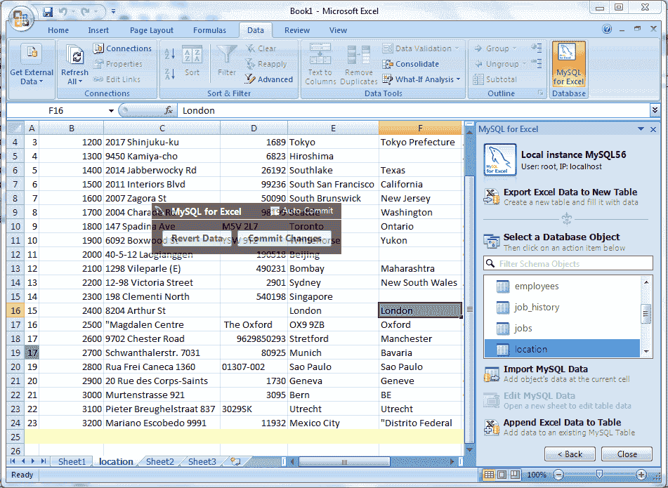 MySQL for excel-1