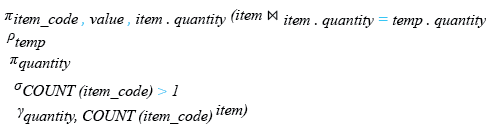 Relational Algebra Expression: Using INNER JOIN and Subquery.