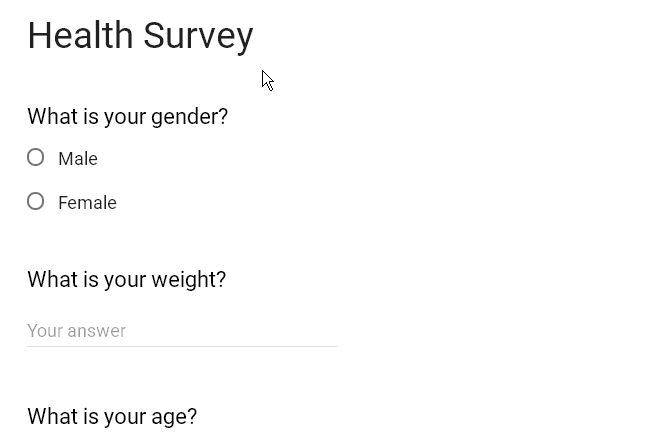 Health Servey