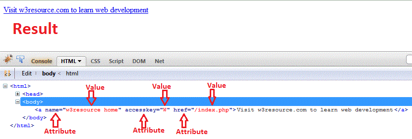 html attribute