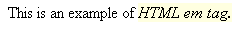 html em tag class attribute