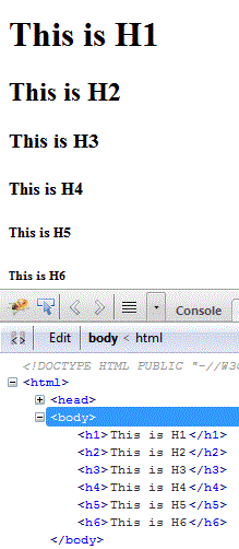 html-headings