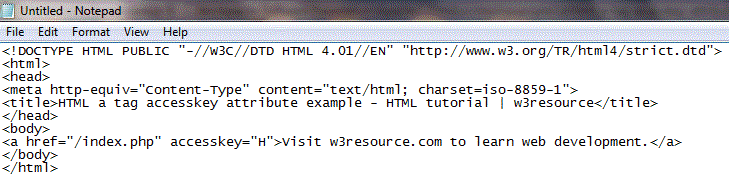 Basic HTML Text Editor
