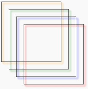 html5 canvas square shadow