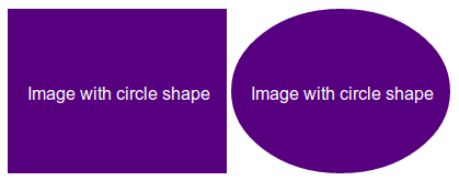 image without and with img-circle