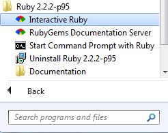 Ruby in windows