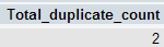 item-master-duplicate-data-count-product