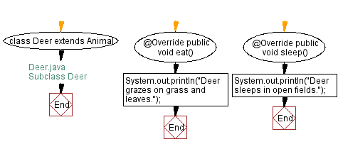 Flowchart: Subclass Main