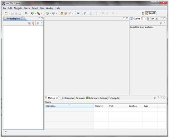 IDE workspace in java