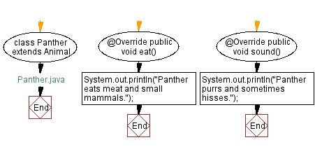 Flowchart: Panther Java