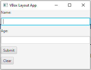 JavaFx: Basic layout in JavaFX