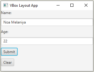 JavaFx: Basic layout in JavaFX