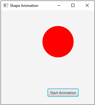 JavaFx: Basic Animation: Creating a shape animation in JavaFX