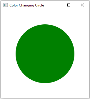 JavaFx:  Creating a Clickable Circle in JavaFX