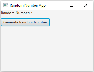 JavaFx: JavaFX Random number generator