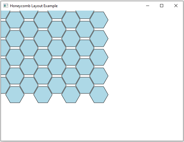 JavaFx: JavaFX Honeycomb layout design