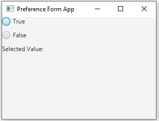 JavaFx: JavaFX preference form using RadioButton.