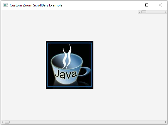 JavaFx: JavaFX Custom zoom ScrollBars example