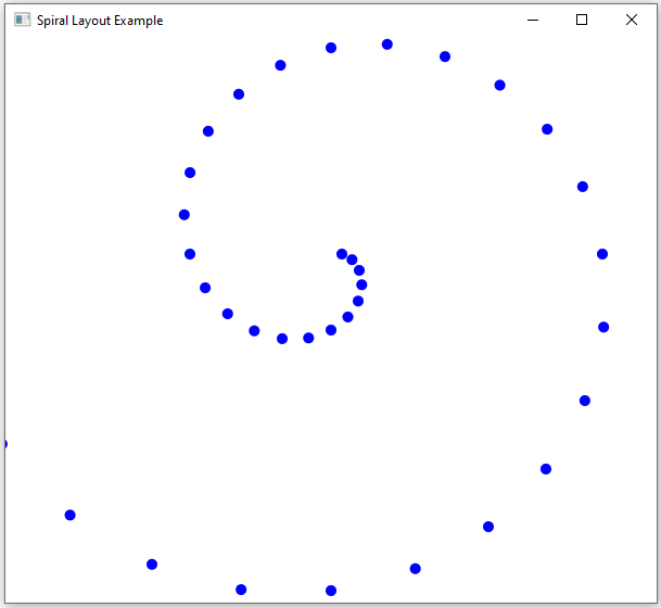 JavaFx: JavaFX Spiral layout design