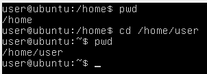 linux cd home user