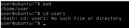 linux command cd pwd